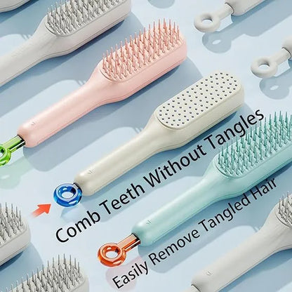 Magic Retractable Comb Self Cleaning Hair Brush